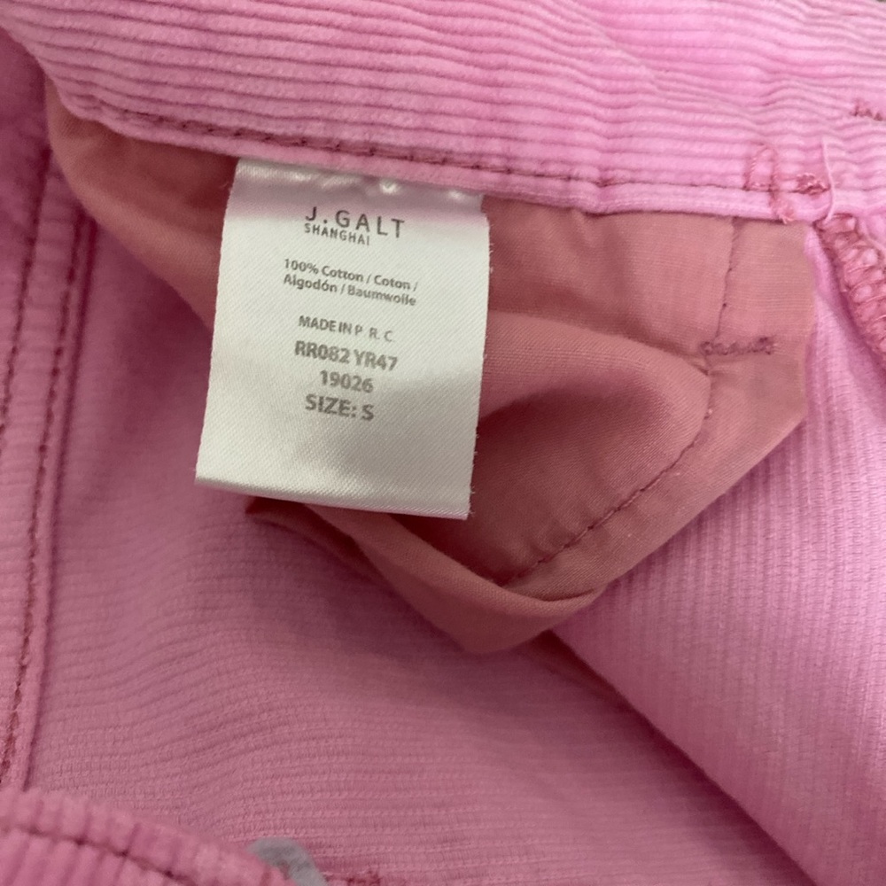 rare brandy melville small corduroy pink jeans